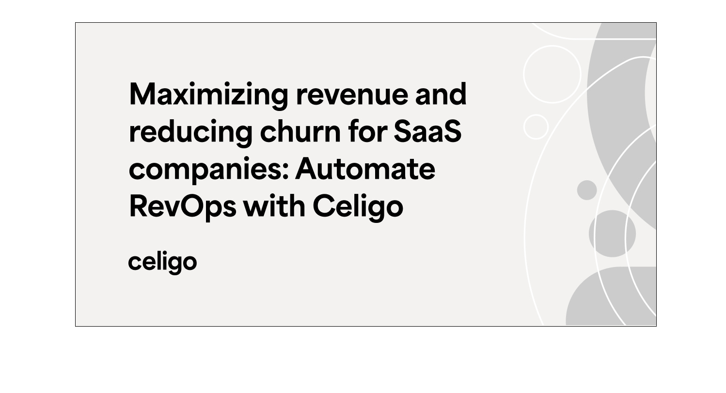 Maximize revenue, minimize churn with the power of automation